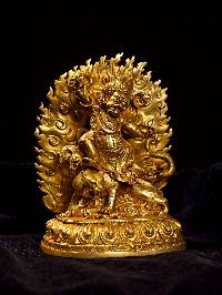 [dorje Drolo], Buddhist Miniature Statue, [full Gold Plated]