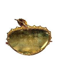 [green Tara], Buddhist Handmade Statue, [full Gold Plated], [stone Setting], [face Painted]