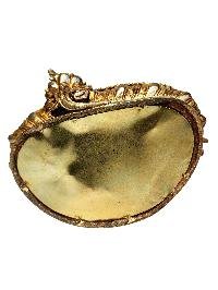 [green Tara], Buddhist Handmade Statue, [full Fire Gold Plated], [face Painted]