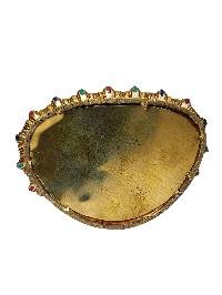 [white Tara], Buddhist Handmade Statue, [full Fire Gold Plated], [face Painted]