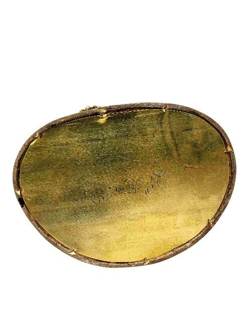 [premium Quality], [21 Tara] On Double Lotus Base Set, [full Gold Plated], [stone Setting], [face Painted]