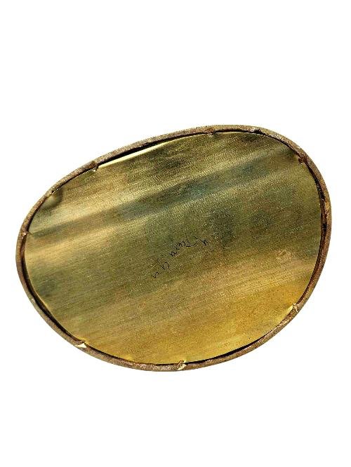 [premium Quality], [21 Tara] On Double Lotus Base Set, [full Gold Plated], [stone Setting], [face Painted]