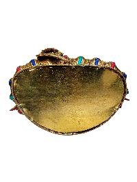 [21 Tara] Set, Buddhist Handmade Statue, [full Gold Plated], [stone Setting], [face Painted]