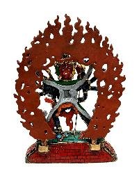 [chakrasamvara], Buddhist Miniature Statue, [thangka Color Finishing], [stone Setting]
