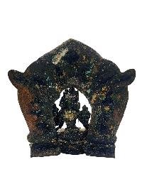 [green Tara], With Various God In Background, Buddhist Handmade Statue, [antique Finishing]