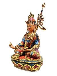 thumb3-PadmaSambhava, Handmade Statue, Thangka Color Finishing
