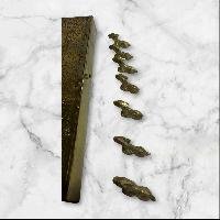 thumb3-Handmade Brass Bagh Chal Game Set Tiger & Goats – Traditional Nepali Strategy Board - Medium Size