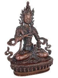 thumb2-Vajrasattva Statue Handmade, Chocolate Oxidized