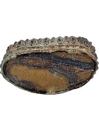 thumb4-Japanese Amitabha Buddha Statue Handmade, Antique Finish With Life Story Engraving