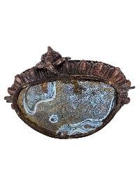 thumb4-Green Tara Statue Handmade, Chocolate Oxidized Finish