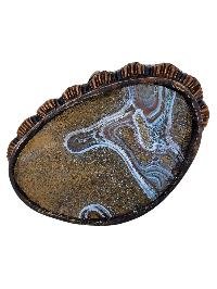 thumb4-Padmasambhava Orgyen Kandro Norlha Handmade Statue, Double-Tone Chocolate Oxidized,