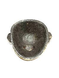 thumb3-Display Joker Wooden Mask, Tibetan Art Craft, Poplar Wood, Traditional Colors