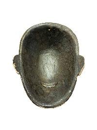 thumb1-Handmade Joker Decorative Wooden Mask, Tibetan Inspired Wall Art, Poplar Wood, Traditional Finish