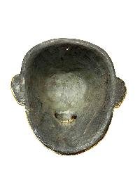 thumb3-Artisan Joker Face Mask, Tibetan Style Craft, Poplar Wood, Traditional Colors