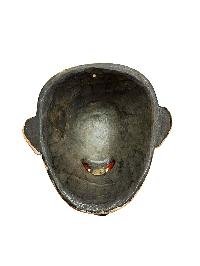 thumb1-Artisan Joker Wooden Mask, Tibetan Style Craft, Poplar Wood, Traditional Colors