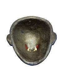 thumb4-Wall Hanging Oni Wooden Mask, Tibetan Craft Design, Poplar Wood, Classic Colors