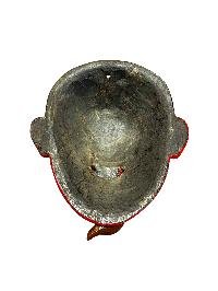 thumb3-Decorative Joker Wooden Mask, Tibetan Style Wall Art, Poplar Wood, Classic Colors