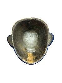 thumb1-Wall Hanging Joker Face Wooden Mask, Tibetan Design, Poplar Wood, Traditional Finish