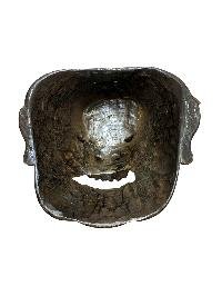 thumb4-Handcrafted Joker Wooden Mask, Tibetan Style Wall Decor, Poplar Wood, Traditional Colors