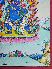thumb3-Vajrapani Thangka, Buddhist Traditional Painting, Hand Painted, Real Gold, Best Value