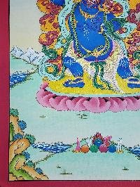 thumb4-Vajrapani Thangka, Buddhist Traditional Painting, Hand Painted, Real Gold, Best Value