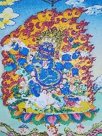 thumb5-Mahakala Six Arms Thangka, Buddhist Traditional Painting, Hand Painted, Real Gold, Best Value