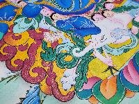 thumb6-Mahakala Six Arms Thangka, Buddhist Traditional Painting, Hand Painted, Real Gold, Best Value