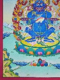 thumb4-Mahakala Two Arms Thangka, Buddhist Traditional Painting, Hand Painted, Real Gold, Best Value