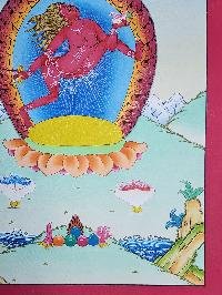 thumb3-Akash Yogini Thangka, Buddhist Traditional Painting, Hand Painted, Real Gold, Best Value