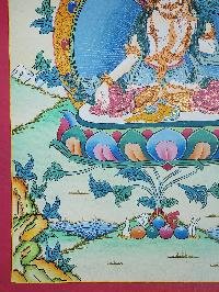 thumb5-White Tara Thangka, Buddhist Traditional Painting, Hand Painted, Real Gold, Best Value