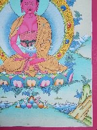 [amitabha Buddha] Thangka, Buddhist Traditional Painting, [hand Painted], [real Gold], Best Value