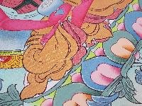 [amitabha Buddha] Thangka, Buddhist Traditional Painting, [hand Painted], [real Gold], Best Value