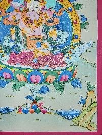 thumb3-Vajrasattva Shakti Thangka, Buddhist Traditional Painting, Hand Painted, Real Gold, Best Value