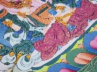 thumb6-Vajrasattva Shakti Thangka, Buddhist Traditional Painting, Hand Painted, Real Gold, Best Value