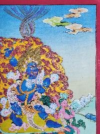 thumb2-Vajrapani Thangka, Buddhist Traditional Painting, Hand Painted, Real Gold, Best Value