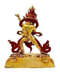 [chakrasamvara], Buddhist Miniature Statue, [full Gold Plated Finish], [hand Painted Face]