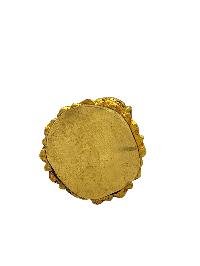 [ganesh], Buddhist Miniature Statue, [full Gold Plated Finish]