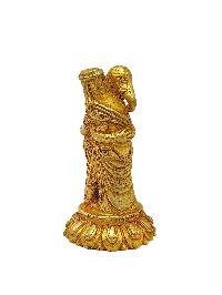 [ganesh], Buddhist Miniature Statue, [full Gold Plated Finish]