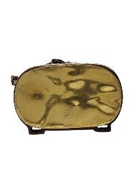 [mahakala Six Arms], Buddhist Miniature Statue, [silver And Chocolate Oxidized Finish]