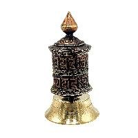 thumb3-Buddhist Metal Prayer Wheel Table Top, OMPH Mantra Classic Design