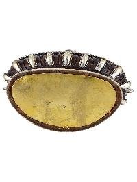 Vajrasattva Purification Deity Shakti Yab Yum Statue Copper With Silver And Chocolate Oxidized Finish