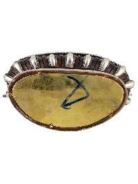 Aparimita Long Life Buddha Shakti Yab Yum Statue Copper With Silver And Chocolate Oxidized Finish