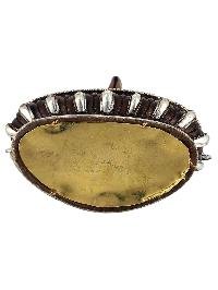 Chenrezig Compassion Buddha Shakti Yab Yum Statue Copper With Silver And Chocolate Oxidized Finish