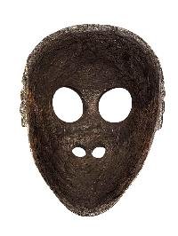 Handmade Wooden Mask, [monkey], Tibetan Style With [traditional Color], [poplar Wood]