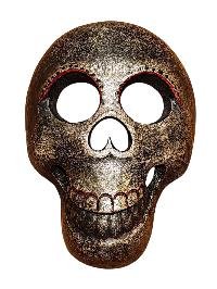 Handmade Wooden Mask, [citipati], Tibetan Style With [traditional Color], [poplar Wood]