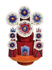 [hq], Handmade Tibetan [torma Offering], Hand Painted Buddhist Ritual Item, [custom Order]