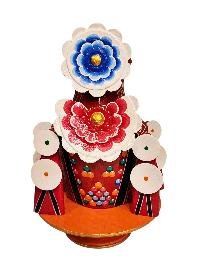 [hq], Handmade Tibetan [torma Offering], Hand Painted Buddhist Ritual Item, [custom Order]