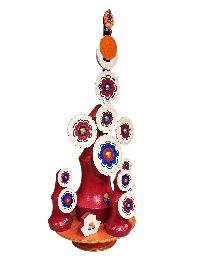 [hq], Handmade Tibetan [chakrasambhara Torma], Hand Painted Ritual Piece, [custom Order]