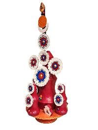 [hq], Handmade Tibetan [chakrasambhara Torma], Hand Painted Ritual Piece, [custom Order]