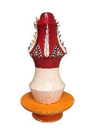 [hq], Handmade Tibetan [wrathful Red Food Torma], Hand Painted For Drakpo Shaltze Ritual, [custom Order]